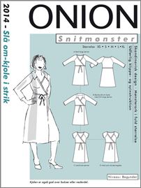 Snitmønster fra Onion 2014 Slå om-kjole i strik