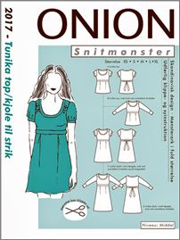 Snitmønster fra onion 2017 Tunika top/kjole til strik