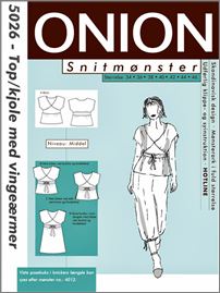 Snitmønster fra Onion 5026 Top/kjole med vingeærmer