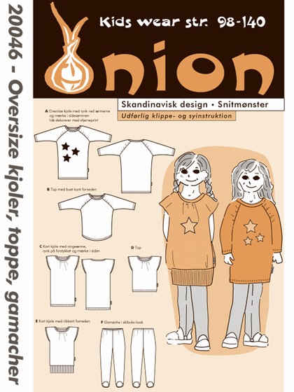 onion 20046, oversize kjoler, toppe og gamache